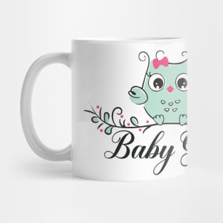 Baby girl cute owl Mug